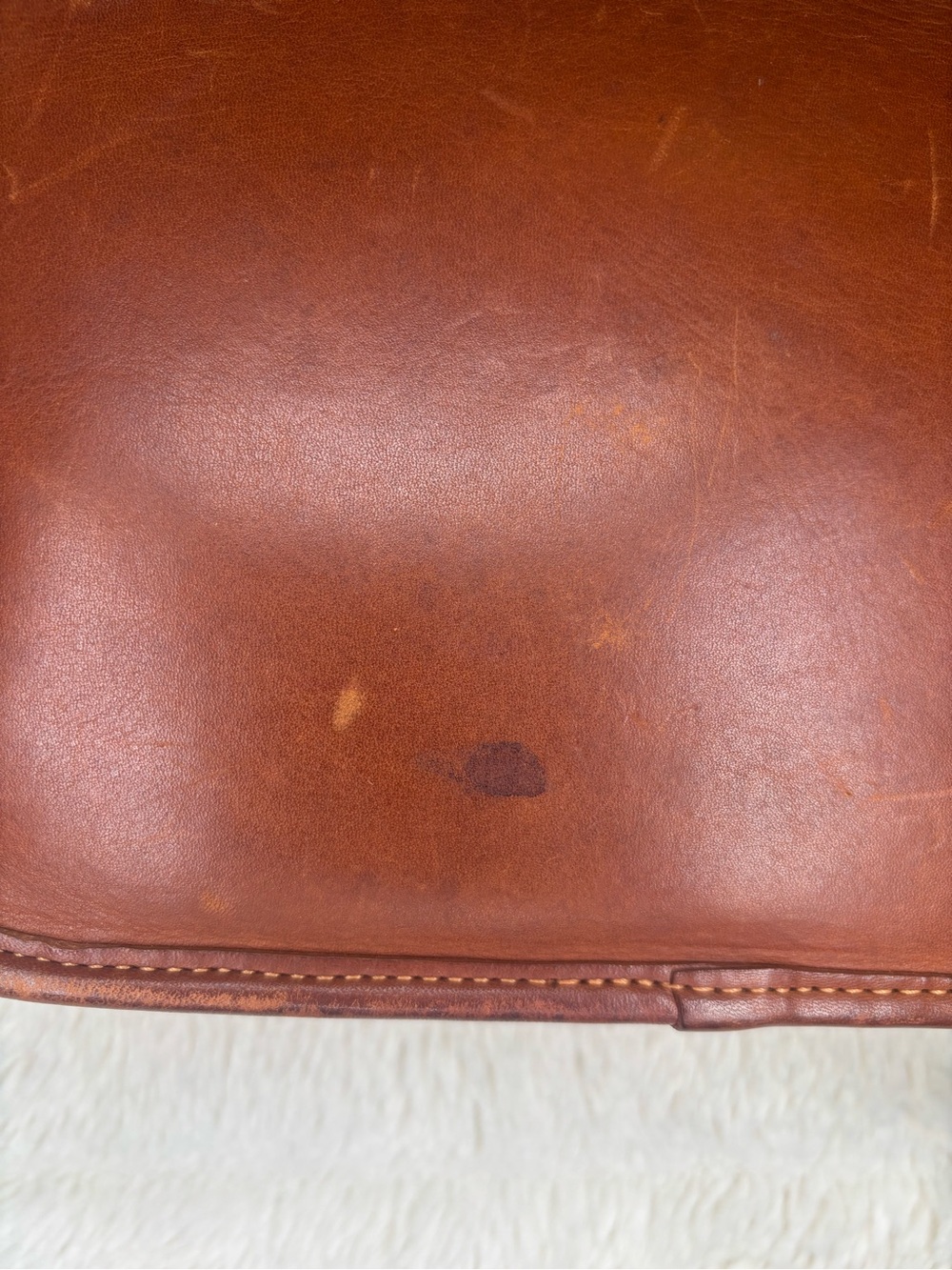 Vintage Coach 348 Brown Leather Crossbody Shoulder Bag Made in USA - Picture 7 of 16